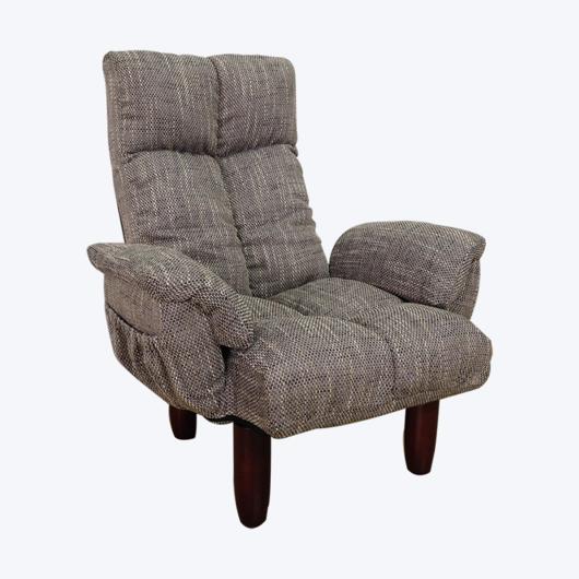 Мягкое и простое кресло-диван на коротких ножках с подлокотниками CIA-M10