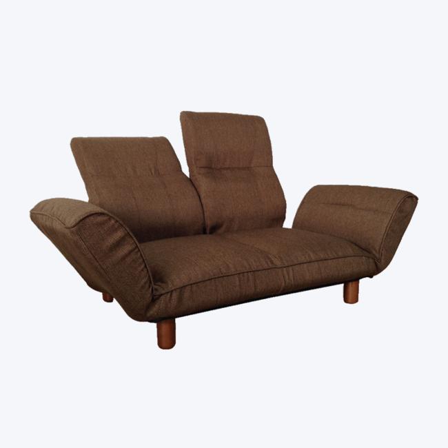 Коричневое двойное кресло для отдыха, отдельный регулируемый ленивый диван-кровать SF960